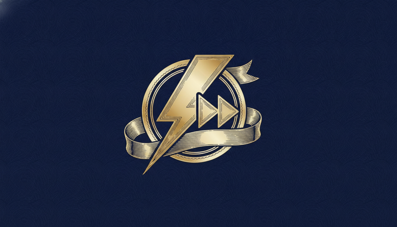 Gold lightning emblem — instant US LLC activation with an EIN already issued